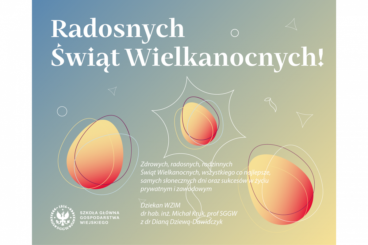 Radosnych Świąt Wielkanocnych!